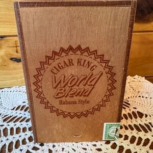 Cigar King Wooden Box